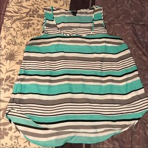 torrid size 2 striped blouse